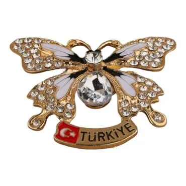 Turkey Themed Metal Fridge Magnet - 23