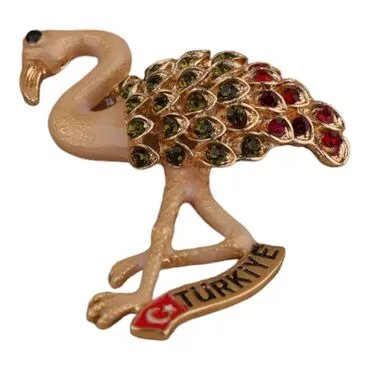 Turkey Themed Metal Fridge Magnet - 31