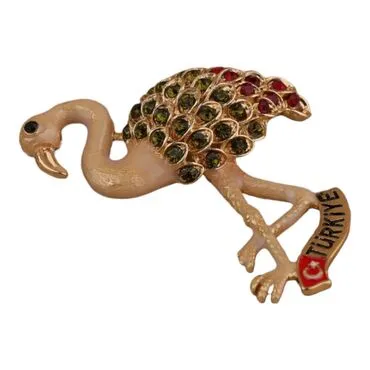 Turkey Themed Metal Fridge Magnet - 95