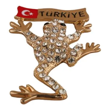 Turkey Themed Metal Fridge Magnet - 34