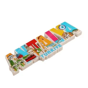 Antalya Themed Polyester Printed Fridge Magnet - 19