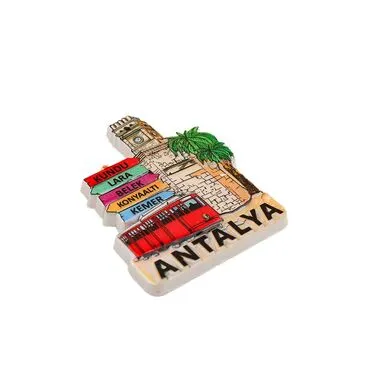 Wholesale Antalya Region Themed Polyester Refrigerator Magnet - 3