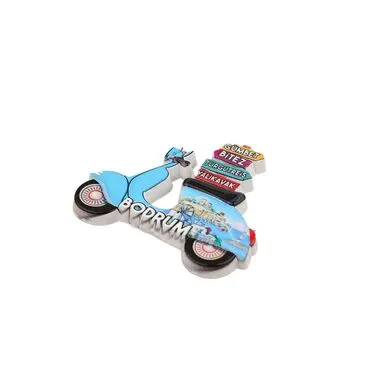 Bodrum Themed Polyester Printed Fridge Magnet - 21