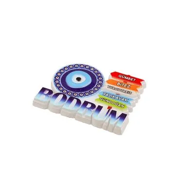 Bodrum Themed Polyester Printed Fridge Magnet - 15