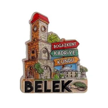 Belek Themed Polyester Printed Fridge Magnet - 8