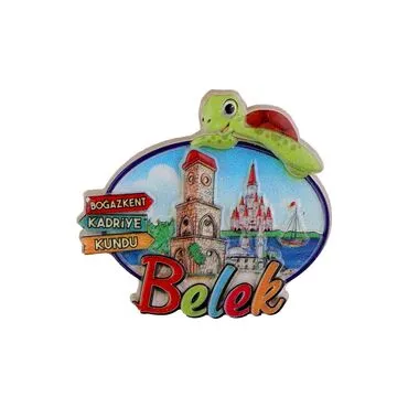 Belek Themed Polyester Printed Fridge Magnet - 5