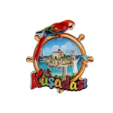 Toptan Kuşadası Temalı Polyester Baskılı Magnet - 3