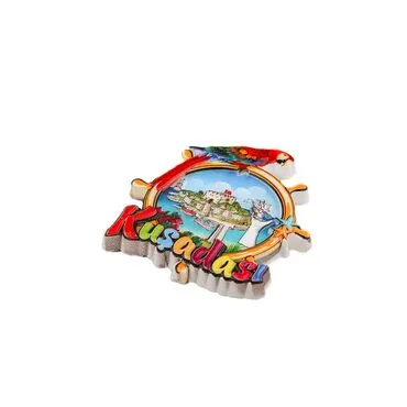 Toptan Kuşadası Temalı Polyester Baskılı Magnet - 7