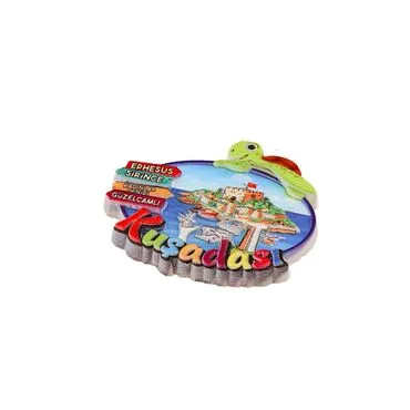 Wholesale Kuşadası Region Themed Polyester Refrigerator Magnet - 10