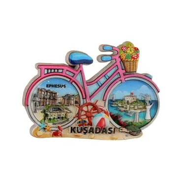 Wholesale Kuşadası Region Themed Polyester Refrigerator Magnet - 4