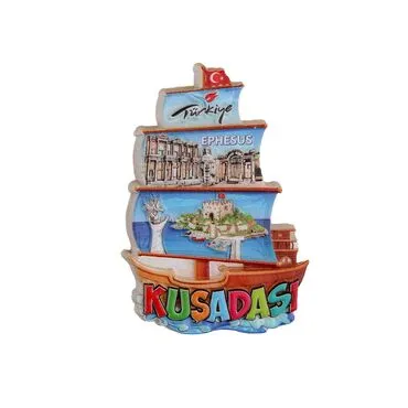 Wholesale Kuşadası Region Themed Polyester Refrigerator Magnet - 5