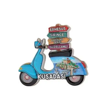 Wholesale Kuşadası Region Themed Polyester Refrigerator Magnet - 6