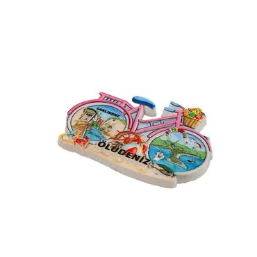 Wholesale Ölüdeniz Themed Polyester Refrigerator Magnet - 6