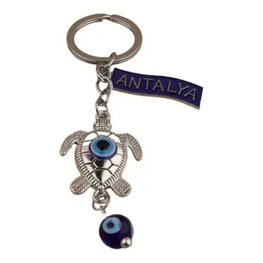 Wholesale Antalya Themed Metal Evil Eye Keychain
