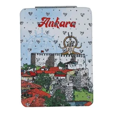Wholesale Ankara Themed Myros Rectangle PU Mirror - 2