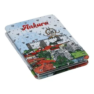 Wholesale Ankara Themed Myros Rectangle PU Mirror - 6