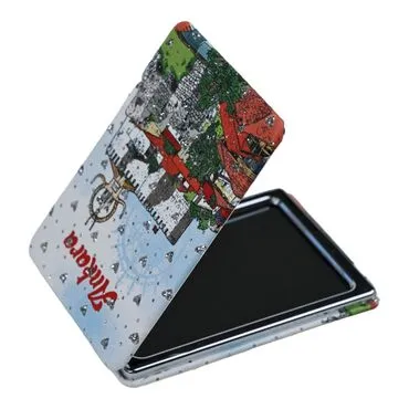 Wholesale Ankara Themed Myros Rectangle PU Mirror - 9