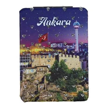 Wholesale Ankara Themed Myros Rectangle PU Mirror - 3