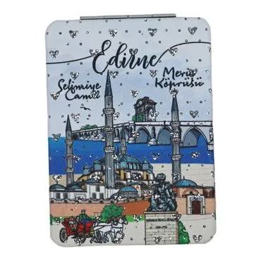 Wholesale Edirne Themed Myros Rectangle PU Mirror - 2