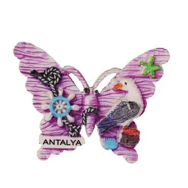 Toptan Antalya Temalı Polyester Uv Baskılı Magnet - 10