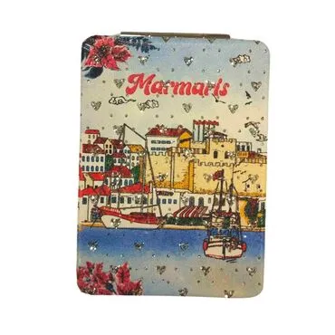 Wholesale Marmaris Themed Myros Rectangular PU Mirror
