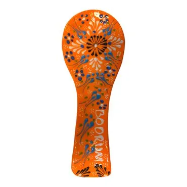 Wholesale Bodrum Themed Embossed Wooden Spoon Second Quality