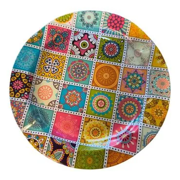Wholesale Mandala Themed Metal Ashtray 115mm - 4