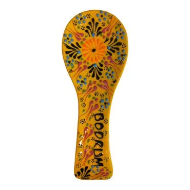 Wholesale Bodrum Themed Embossed Wooden Spoon Second Quality - 2