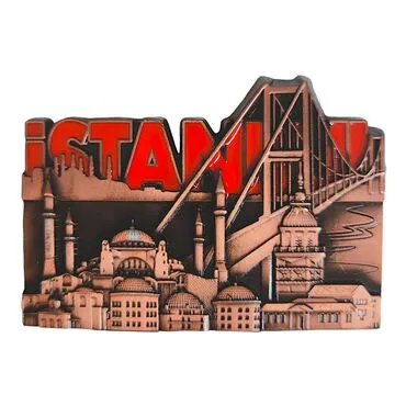 Wholesale Metal Istanbul Refrigerator Magnet - 3