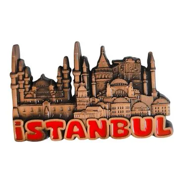 Wholesale Metal Istanbul Refrigerator Magnet - 8