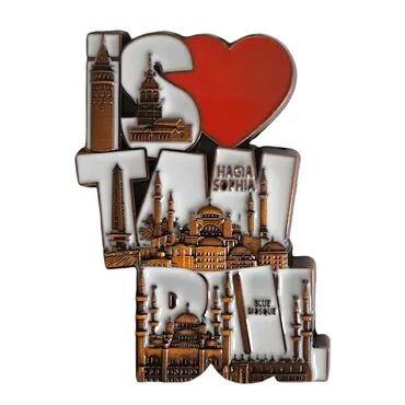 Wholesale Metal Istanbul Refrigerator Magnet - 9
