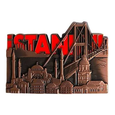 Wholesale Metal Istanbul Refrigerator Magnet - 17