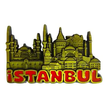Wholesale Metal Istanbul Refrigerator Magnet - 19