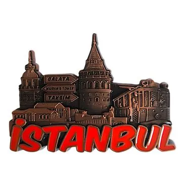 Wholesale Metal Istanbul Refrigerator Magnet - 24