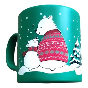 Wholesale Green Polar Bear Mug