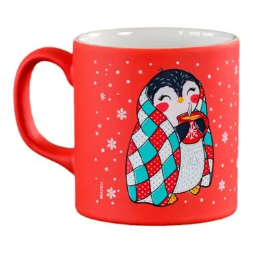 Wholesale Red Penguin Mug
