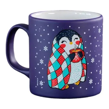 Wholesale Navy Penguin Mug