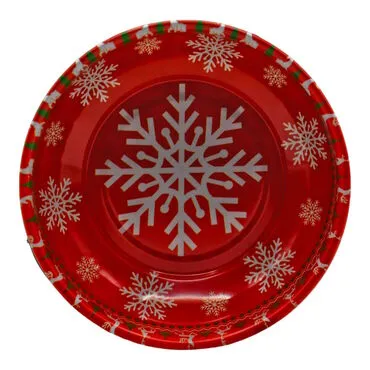 Wholesale Christmas Themed Metal Bowl 95 mm - 2