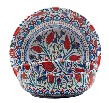 Wholesale Ceramic Themed Metal Bowl 95 mm