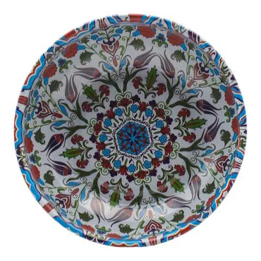 Wholesale Ceramic Themed Metal Bowl 95 mm - 5