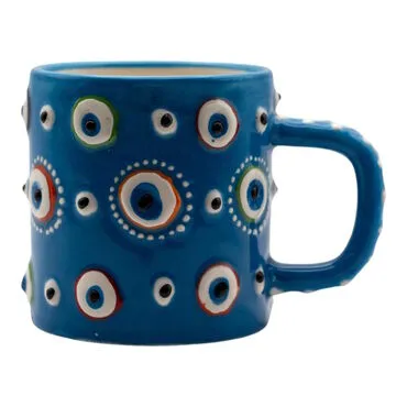 Wholesale Nazar Embossed Small Mug - 6