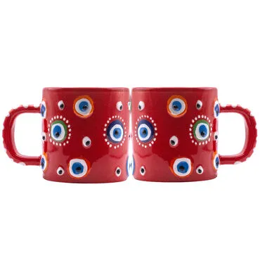 Wholesale Nazar Embossed Small Mug