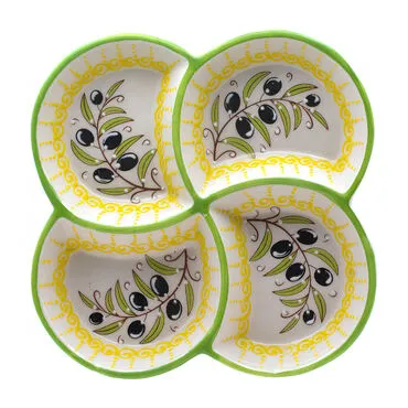 Wholesale Ceramic Olive Snack Bowl