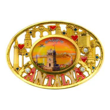 Toptan Antalya Taşlı Metal Magnet