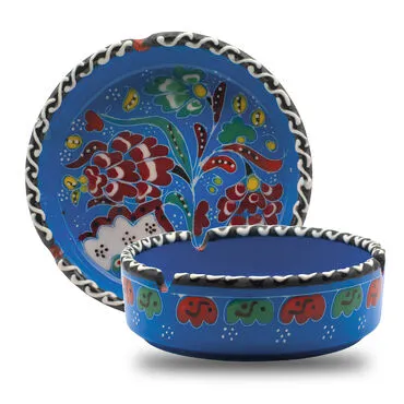 Wholesale Medium Paşabahçe Engraved Ceramic Ashtray