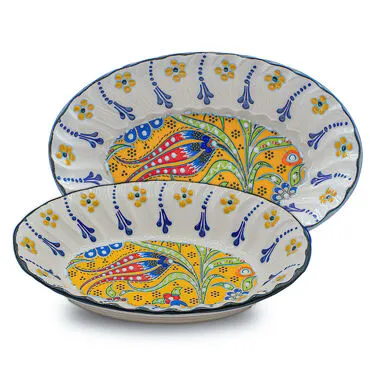 Wholesale Embossed Oval Snack Bowl