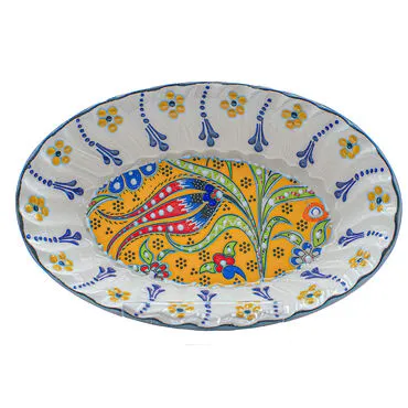 Wholesale Embossed Oval Snack Bowl - Mavi - 2