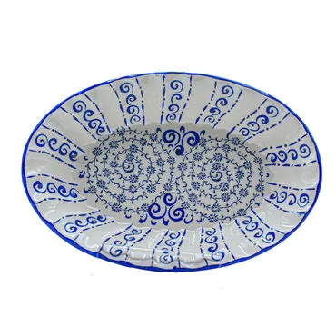 Wholesale Haliç Oval Snack Bowl - Mavi - 2