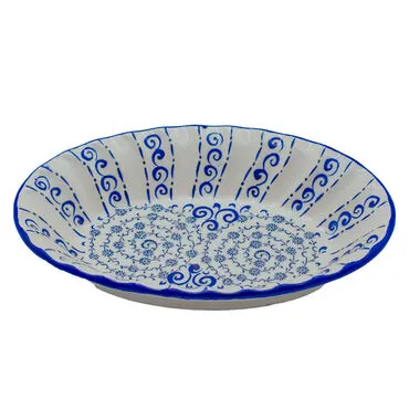 Wholesale Haliç Oval Snack Bowl - Mavi - 3
