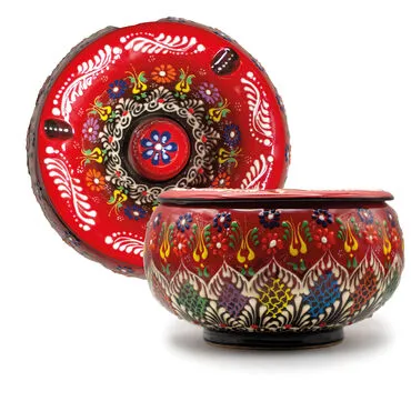 Wholesale Lace Design Large Lidded Ashtray